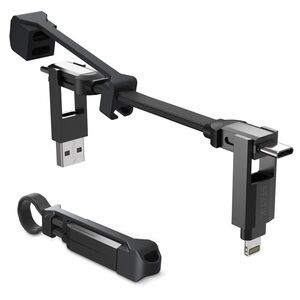 Keysmart Statik KeyCharge Universal On-The-Go Charging Cable NWT